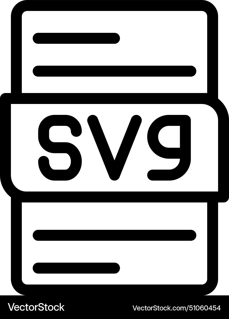 Svg file type icons document format design Svg file type icons document format design vector image