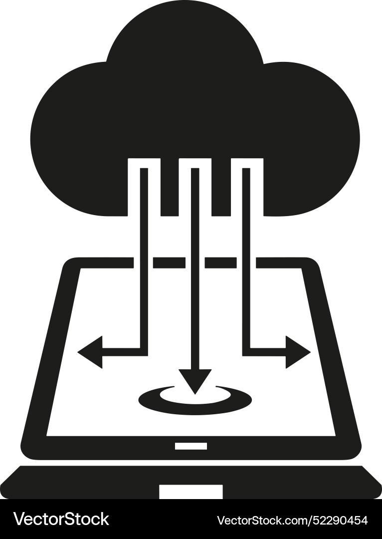 Technology and computer icon symbol image Technology and computer icon symbol image Vector Image