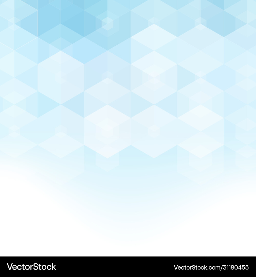 Abstract hexagonal background template vector image