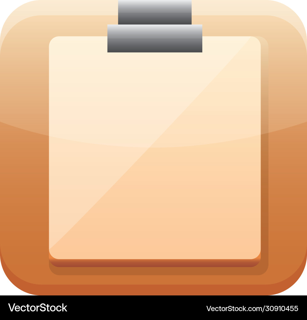 Checklist app button menu isolated icon Checklist app button menu isolated icon Vector Image