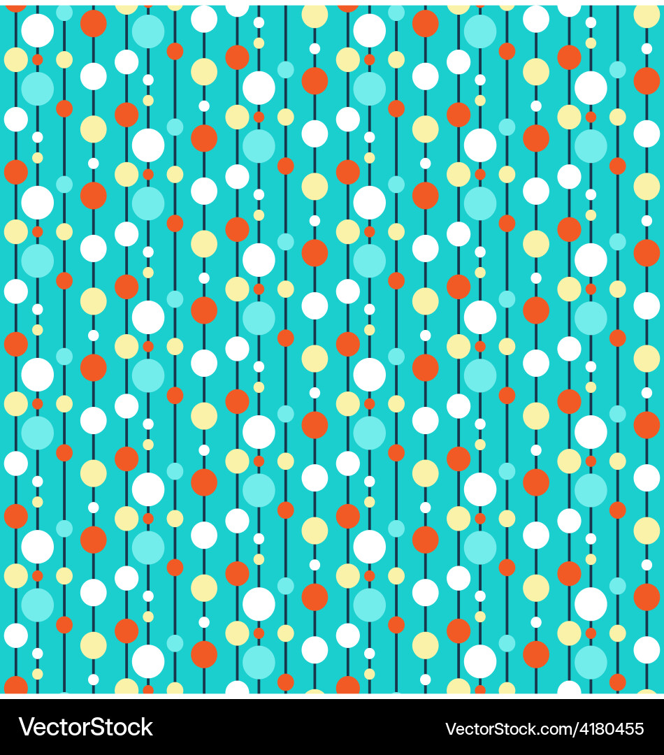 Colorful Abstract Pattern with Circles vector image