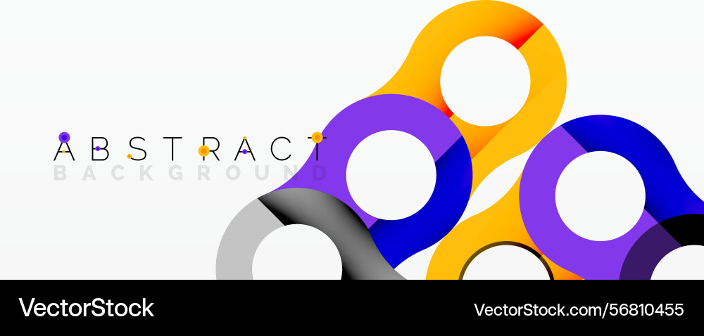 Colorful overlapping circles create dynamic Colorful overlapping circles create dynamic vector image