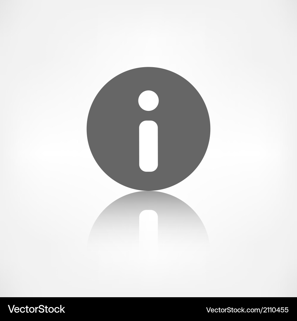 Information Help Icon Vector Image