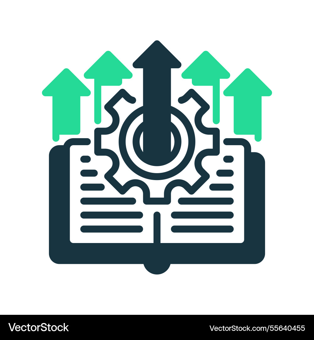 Learning and development line icon universal Learning and development line icon universal vector image
