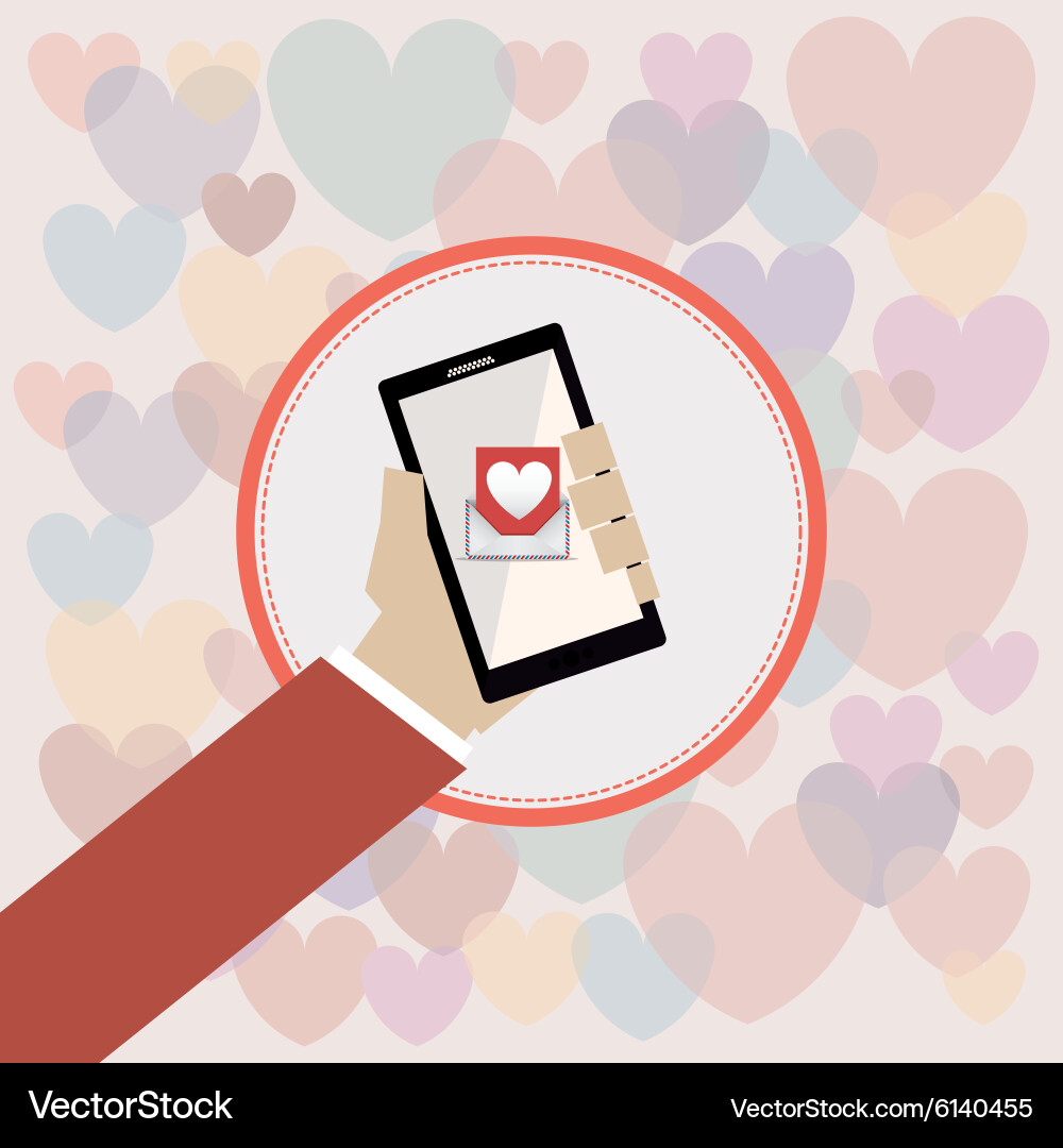 Message design vector image