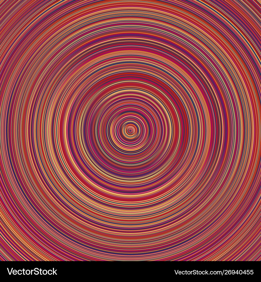 Multicolored concentric circle background Multicolored concentric circle background Vector Image