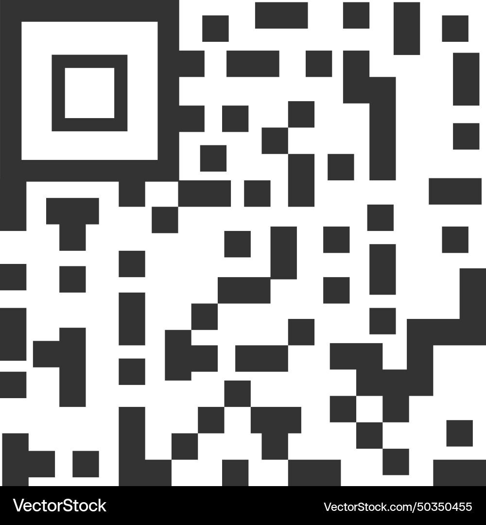 Qr scan code vector image