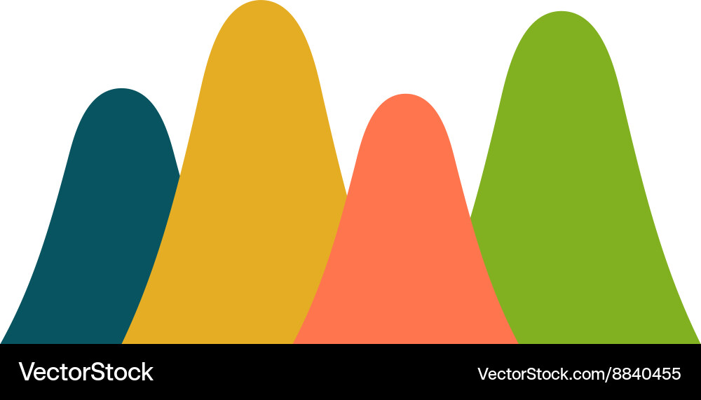 Sound Wave Graph vector image