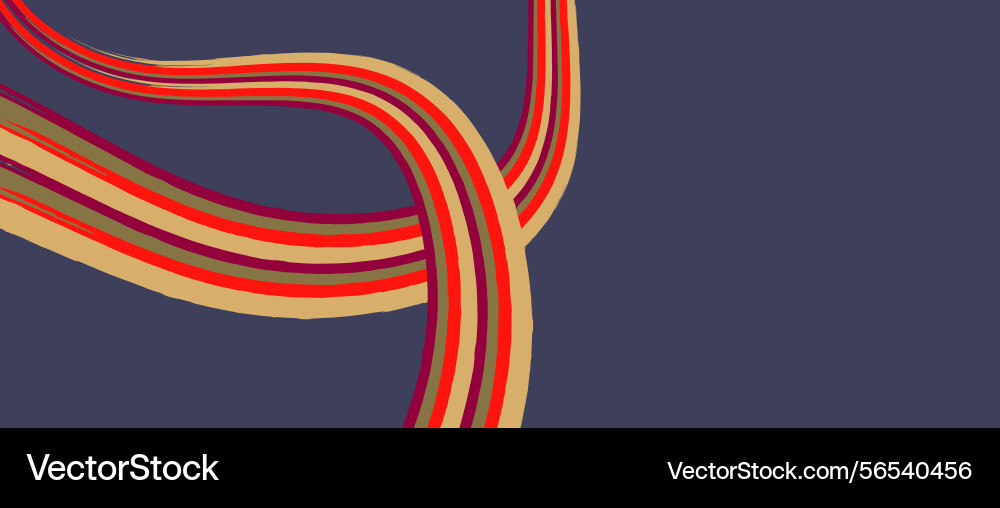 Abstract linear wave varying swirl dark background Vector Image