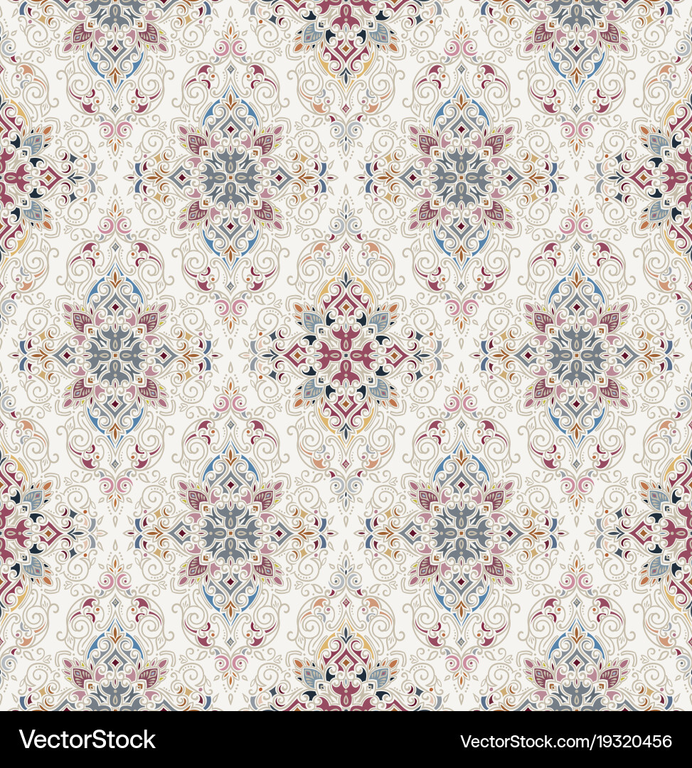 Elegant Damask Pattern Vector Image