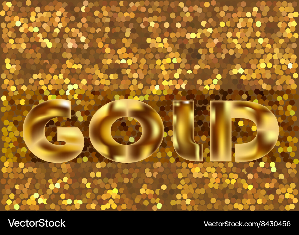 Gold background Royalty Free Vector Image - VectorStock