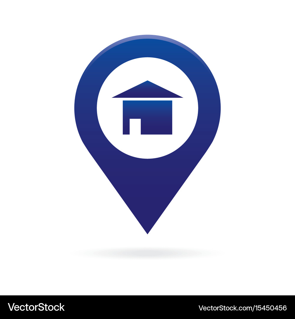 GPS Marker Icon - Location Pointer vector image