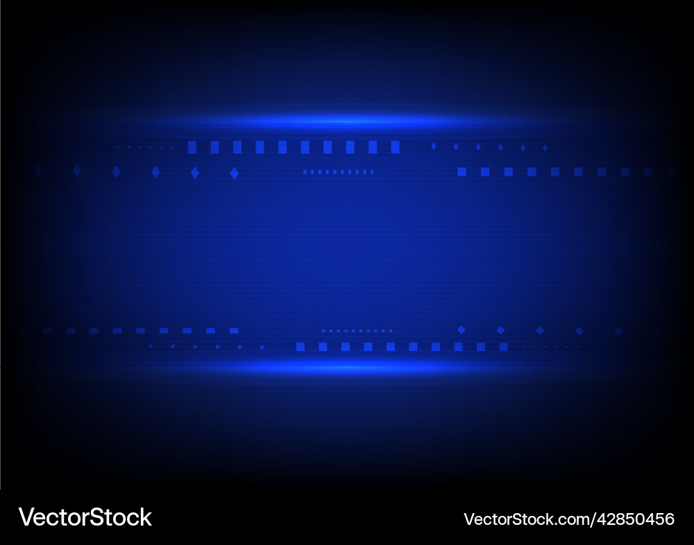 Lines with dots in dark blue background hi-tech Lines with dots in dark blue background hi-tech vector image