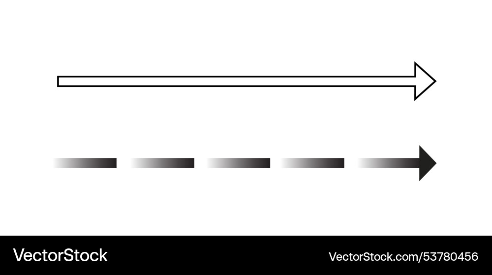 Set of arrows pack pictogram pointers vector image