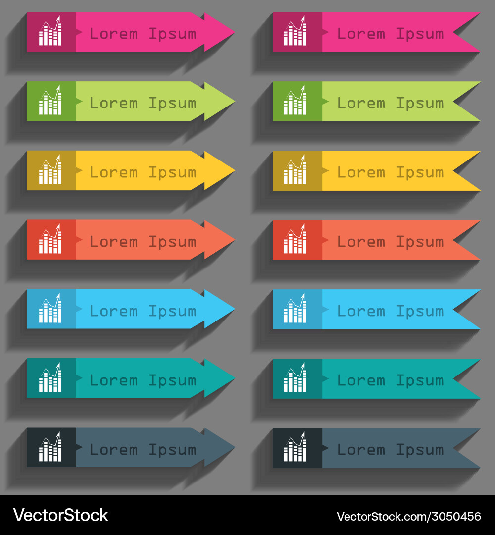 Text file icon add document with chart sign vector image
