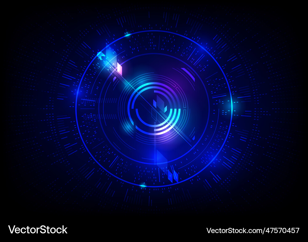 Circuit technology background with digital data Circuit technology background with digital data vector image
