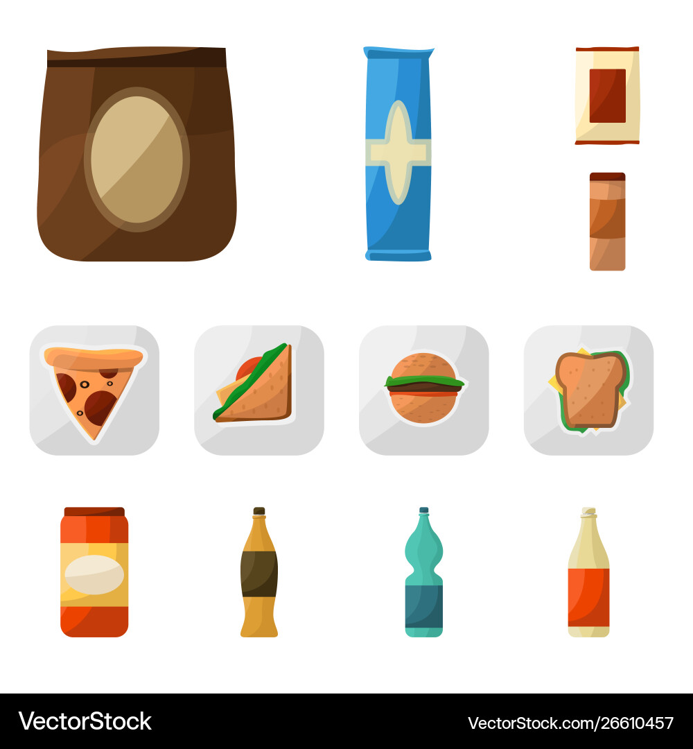 Isolated object vending and service logo Isolated object vending and service logo Vector Image