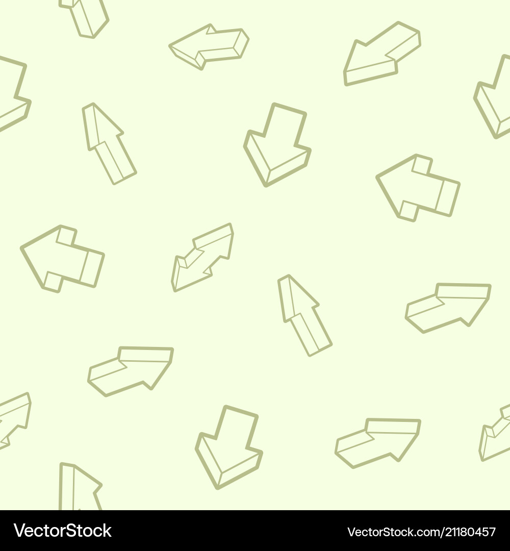 Isometric Arrow Pattern - Directional vector image