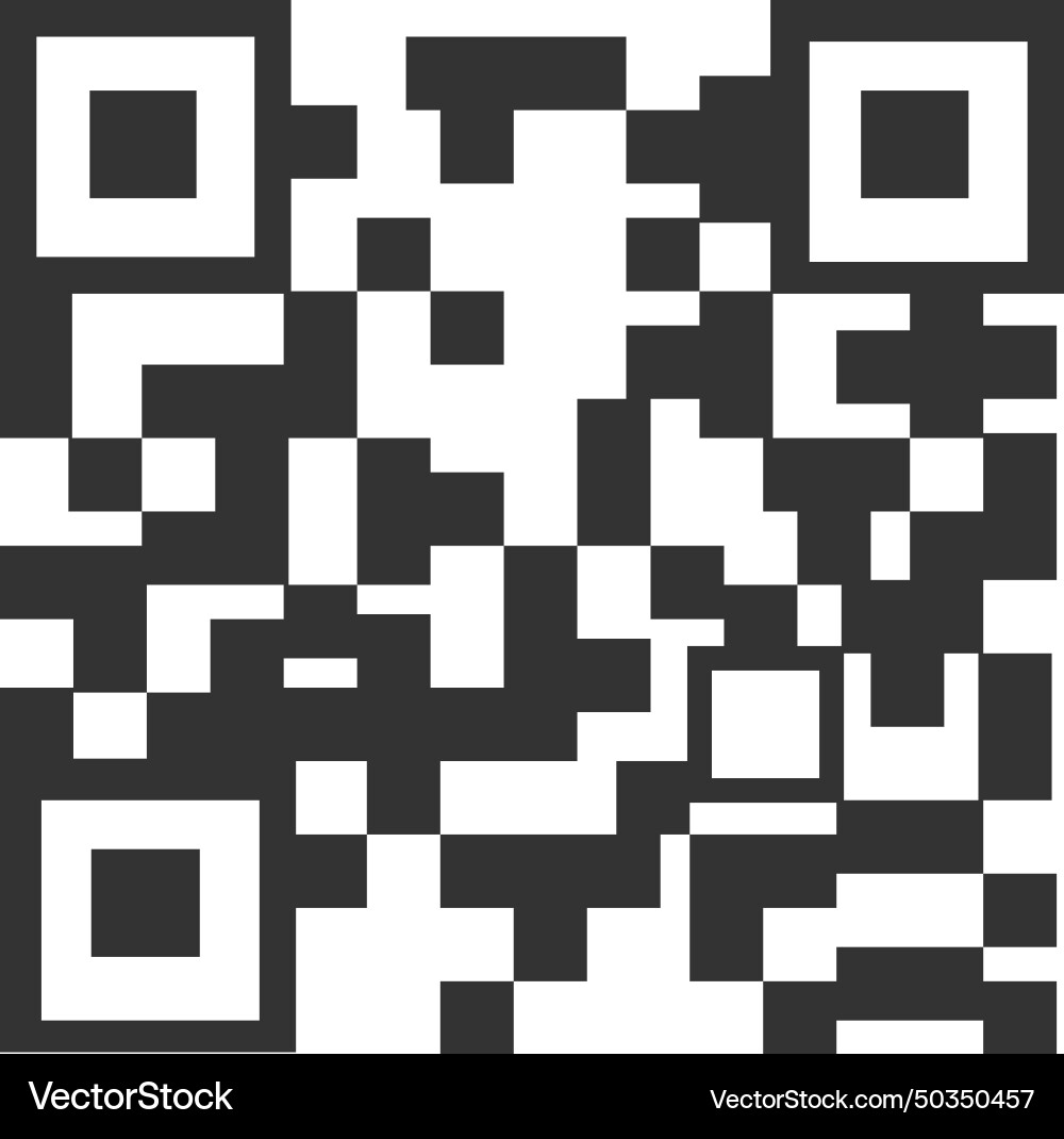 Qr scan code Vector Image
