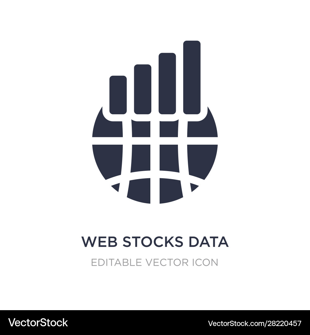 Web stocks data line graphic interface icon Web stocks data line graphic interface icon vector image