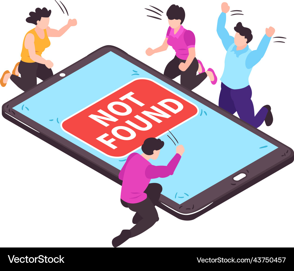 Website Access Block vector image