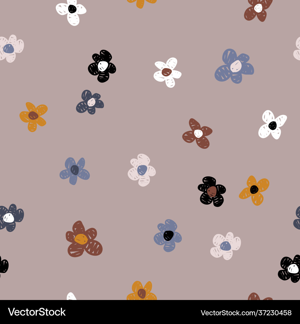 Flower seamless pattern creative texture Flower seamless pattern creative texture vector image