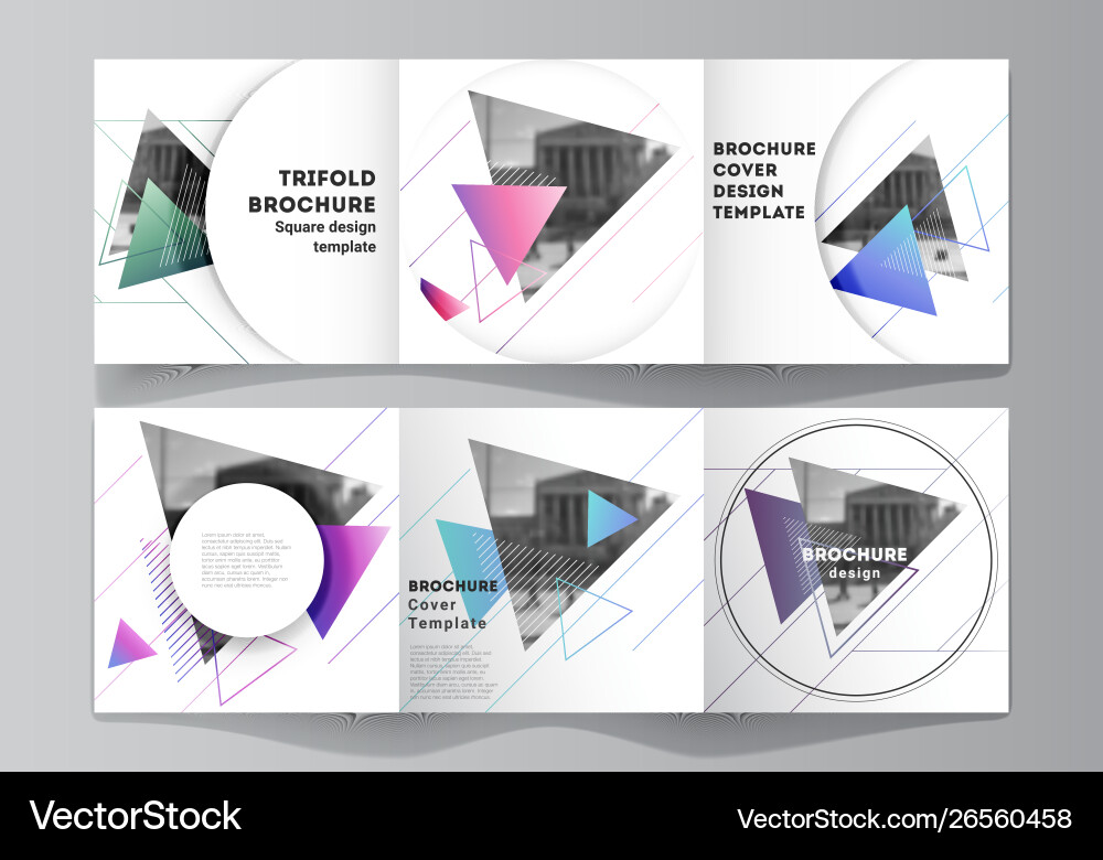 Minimal editable layout square Minimal editable layout square vector image