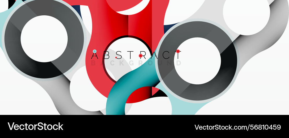 Abstract design features overlapping circles Abstract design features overlapping circles vector image