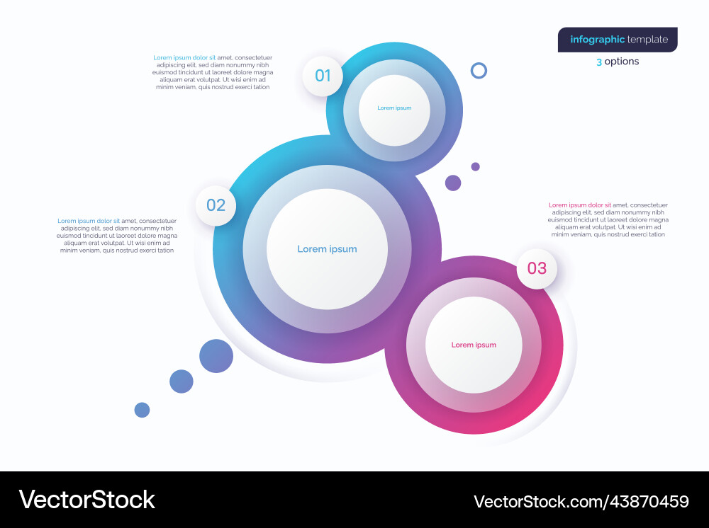 Abstract gradient minimalistic infographic Abstract gradient minimalistic infographic vector image