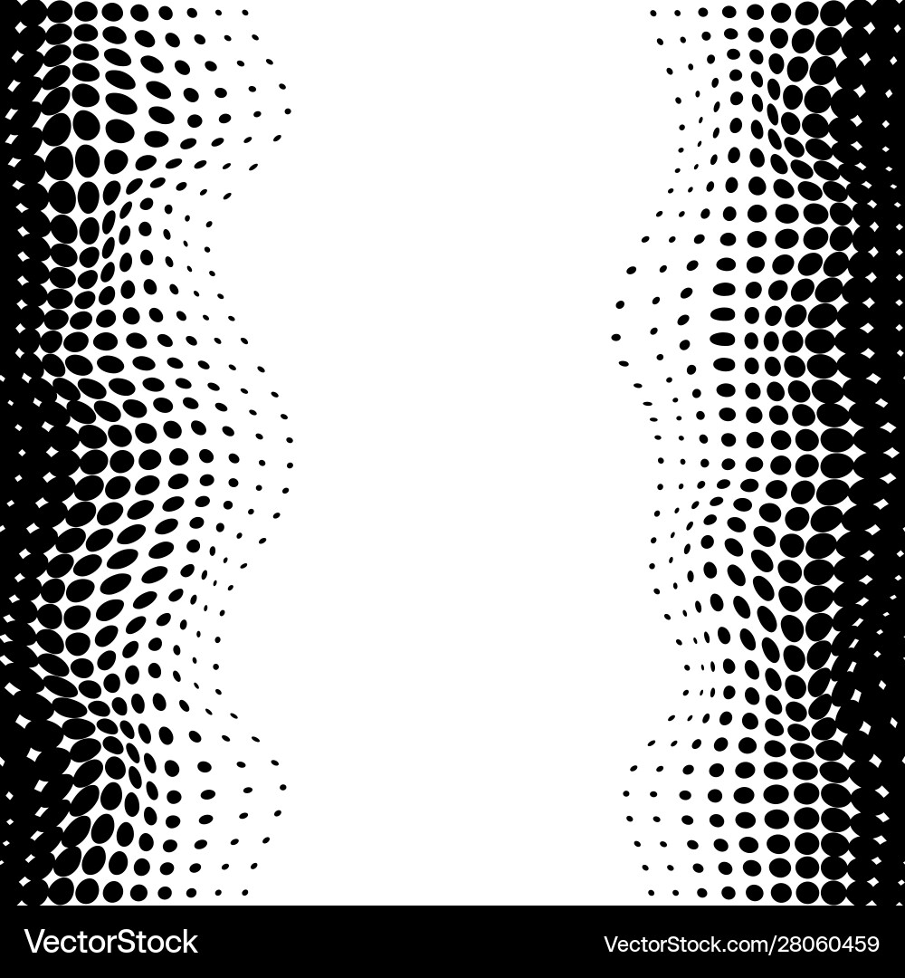 Abstract Halftone Dots Pattern vector image