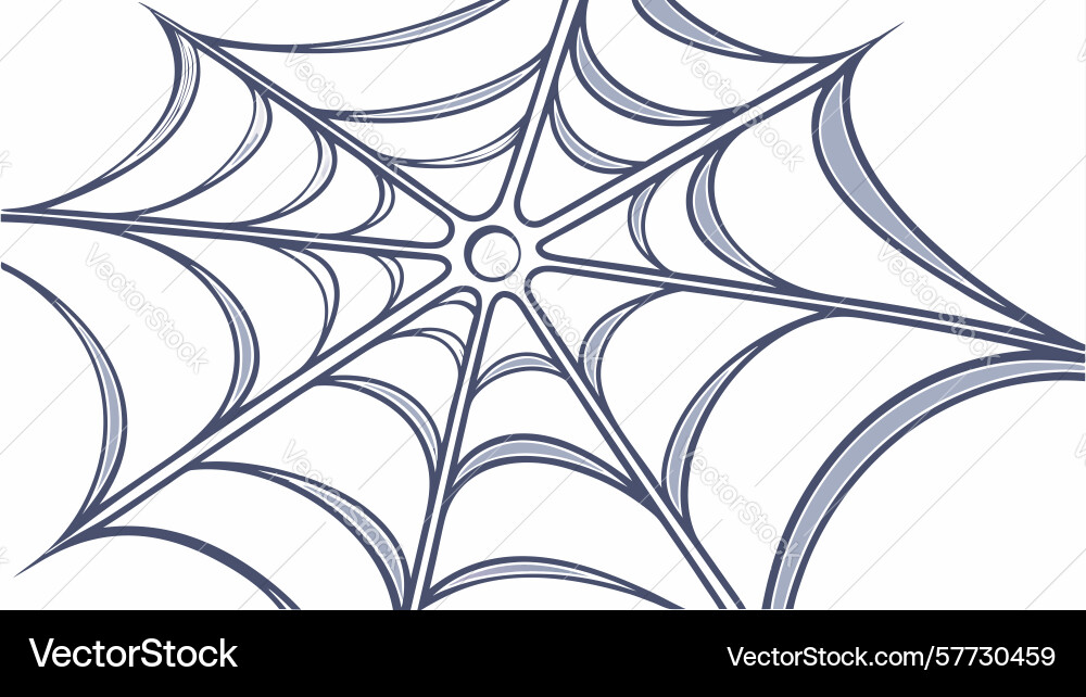 Intricate spider web design generative ai vector image
