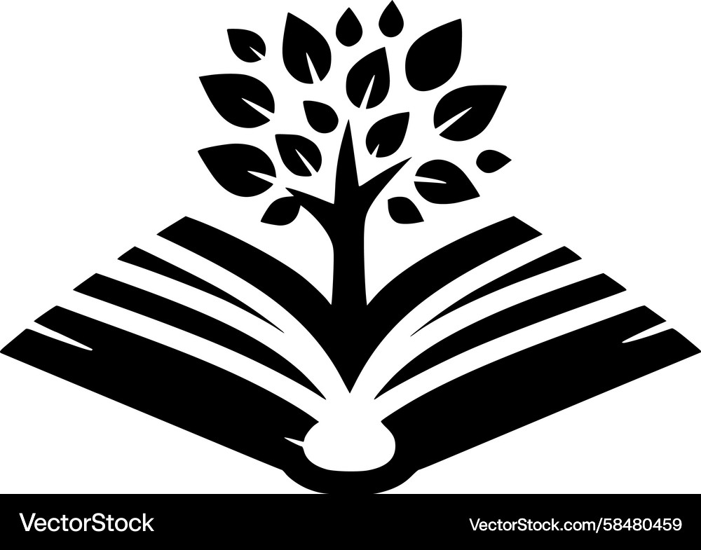 Knowledge Tree Symbol Vector Image