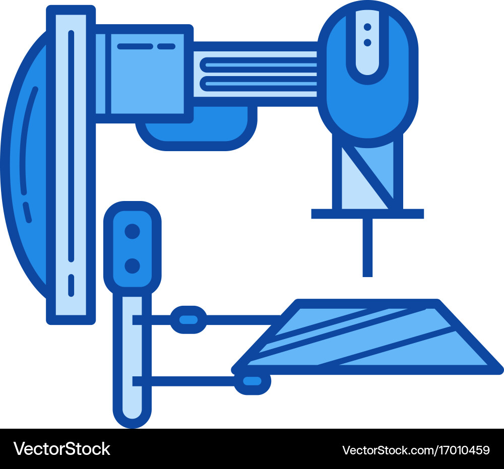 Machine tool line icon Vector Image