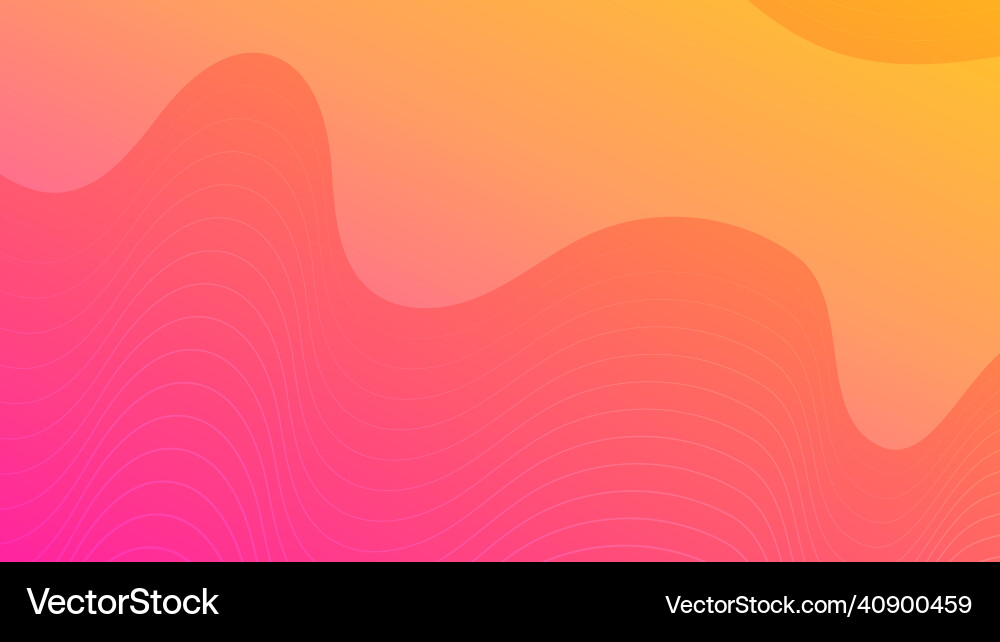 Modern colorful gradient background with wave Modern colorful gradient background with wave Vector Image
