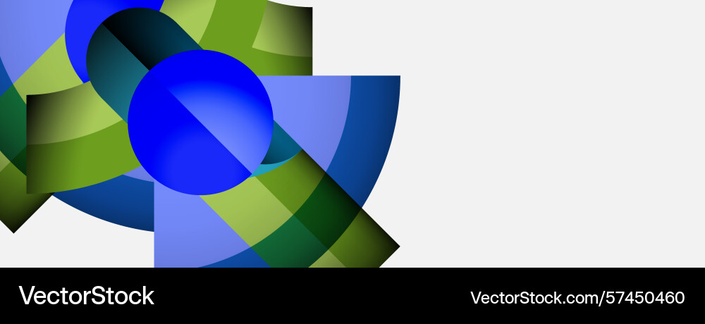 Abstract composition features overlapping Abstract composition features overlapping Vector Image