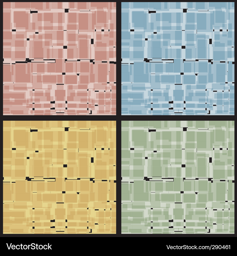 A set of seamless backgrounds Vector Image