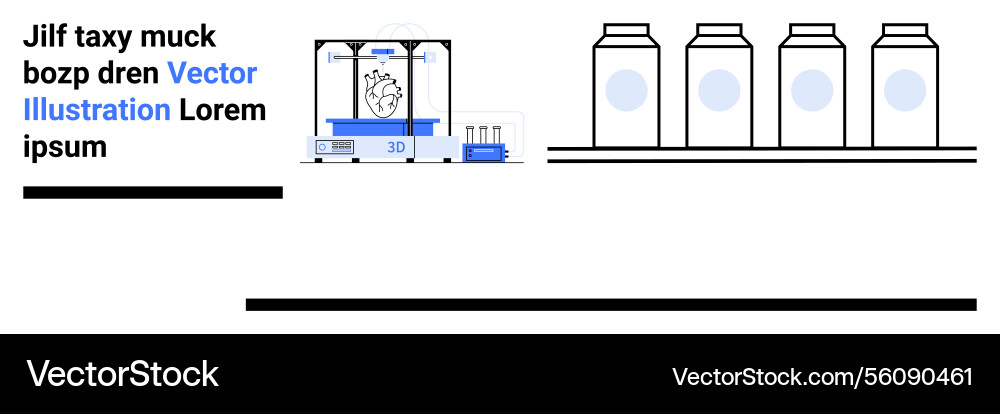 Automated production line with bottles and digital Automated production line with bottles and digital vector image
