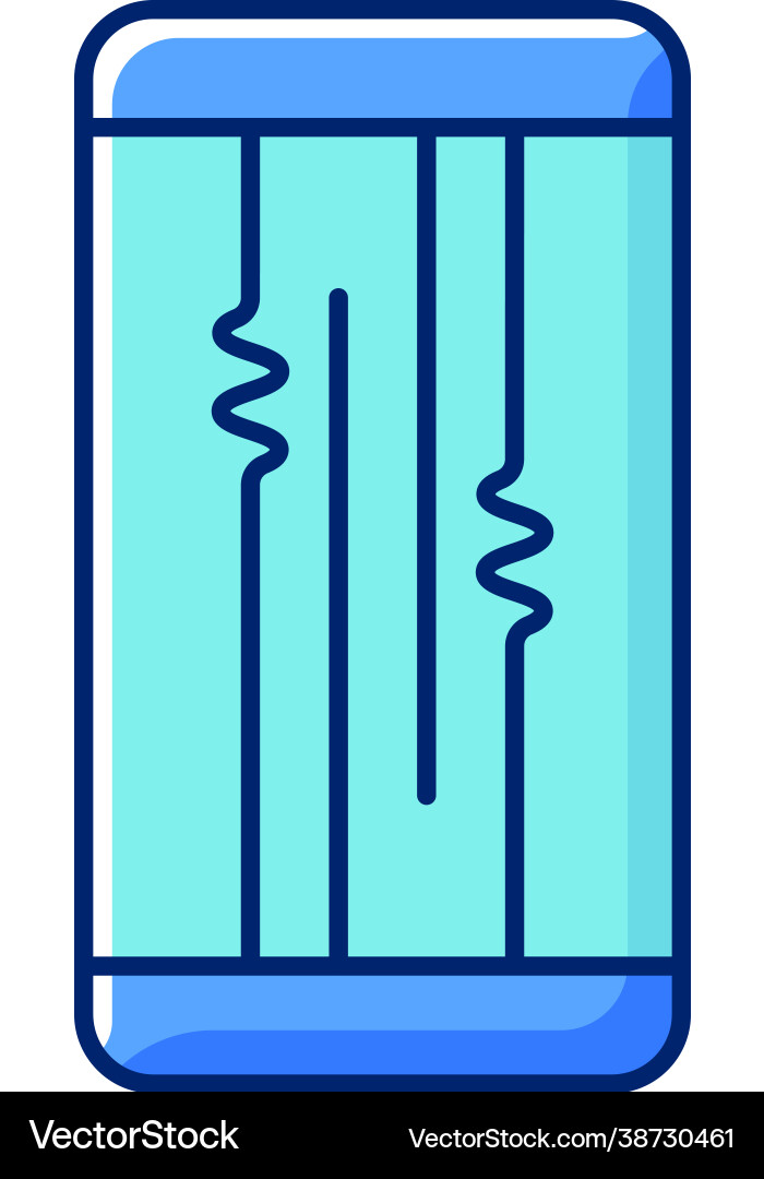 Display or lcd issues rgb color icon Display or lcd issues rgb color icon vector image