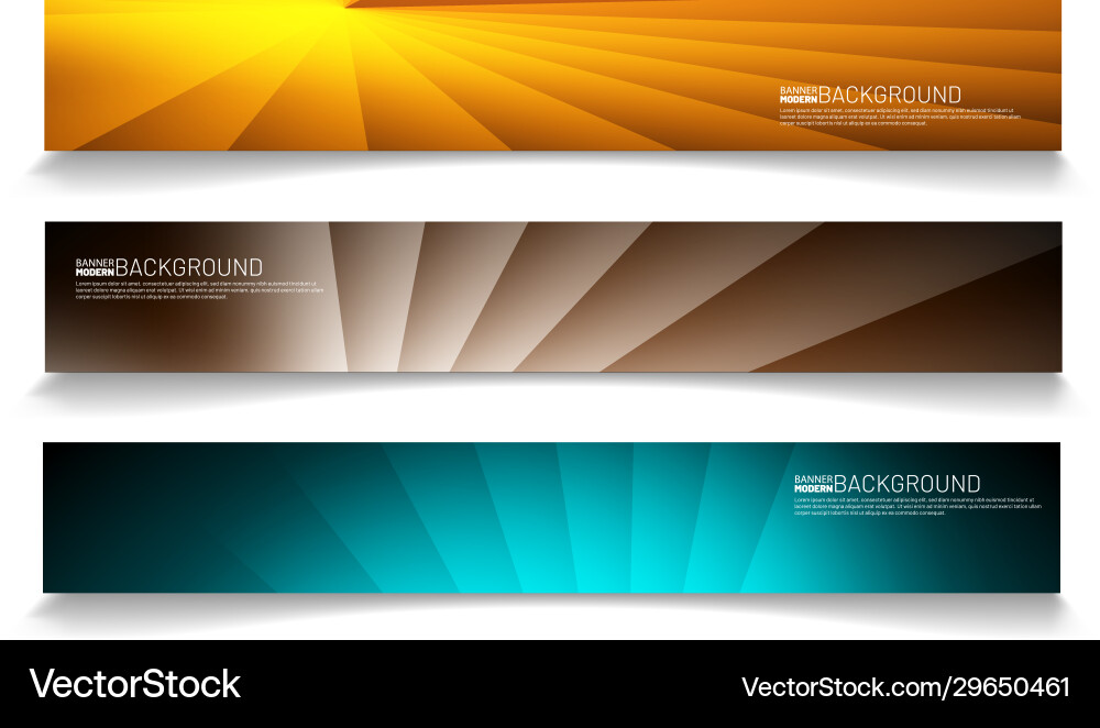 Modern web banner background abstract template Modern web banner background abstract template vector image