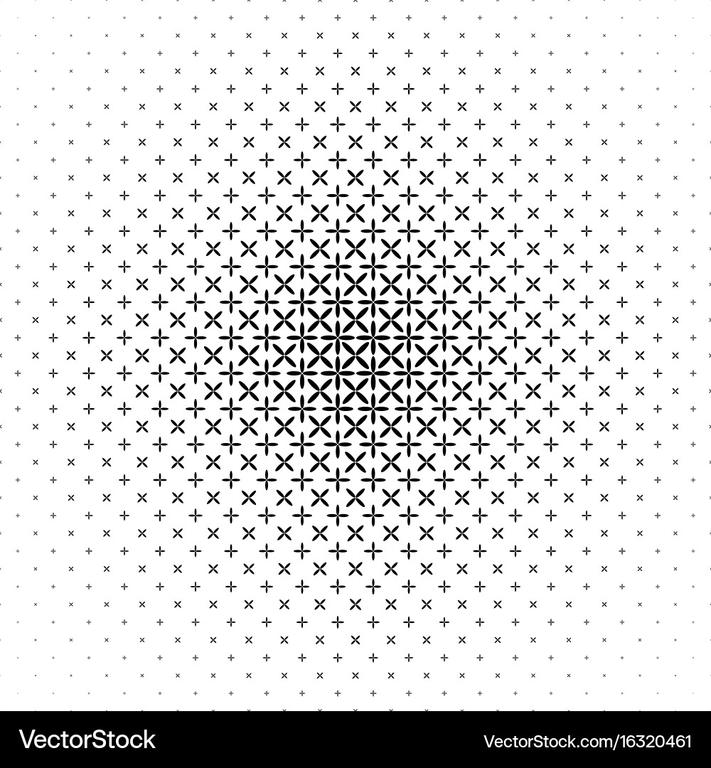 Monochrome abstract ellipse pattern background vector image