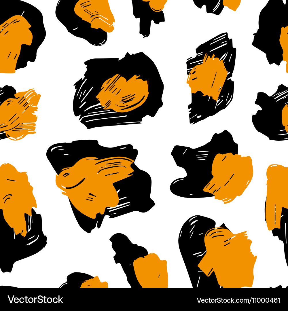 Texture of the leopard spots pattern vector image