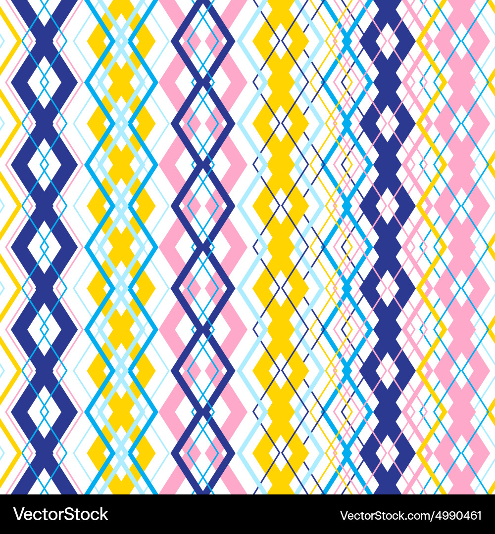 Zigzag seamless pattern Vector Image
