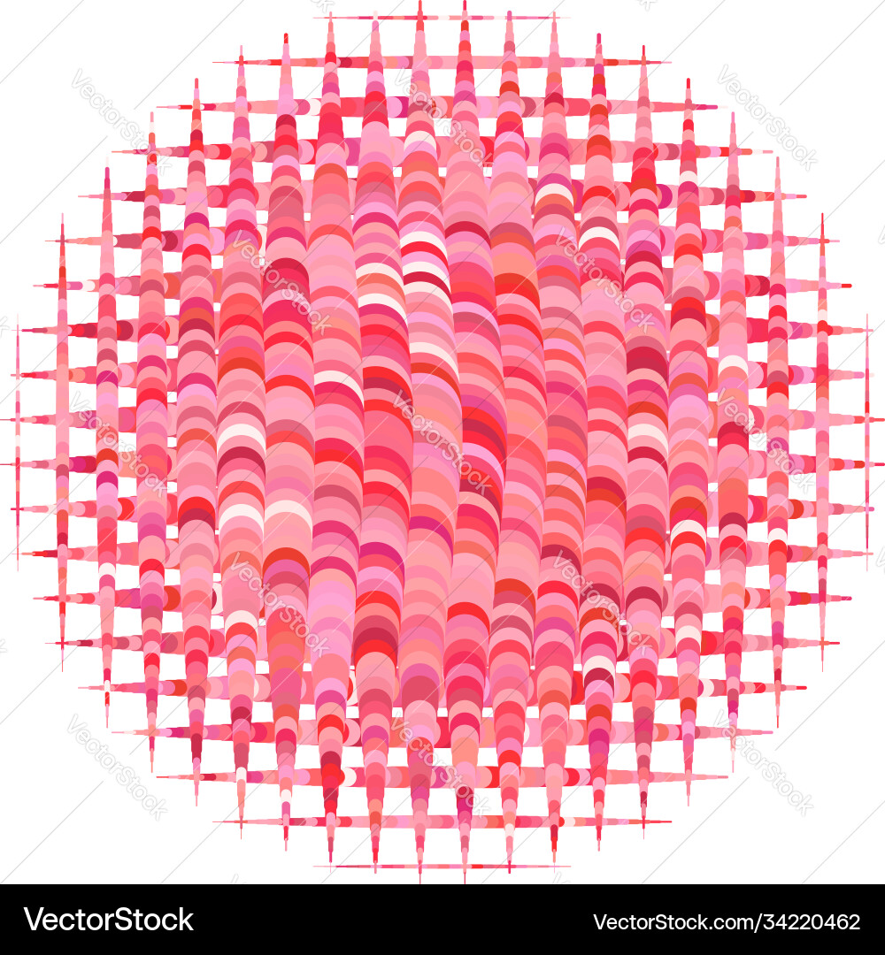 Abstract geometric circle element structure made Vector Image