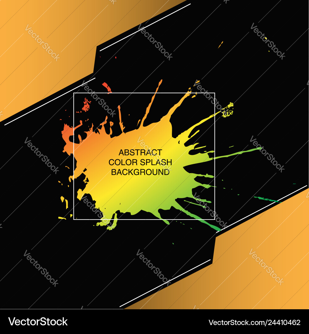 Print abstract color splash background vector image