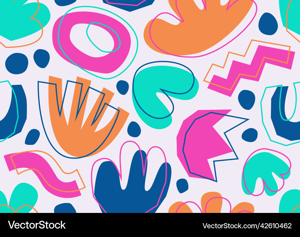 Various modern free form shapes and doodle objects Various modern free form shapes and doodle objects Vector Image