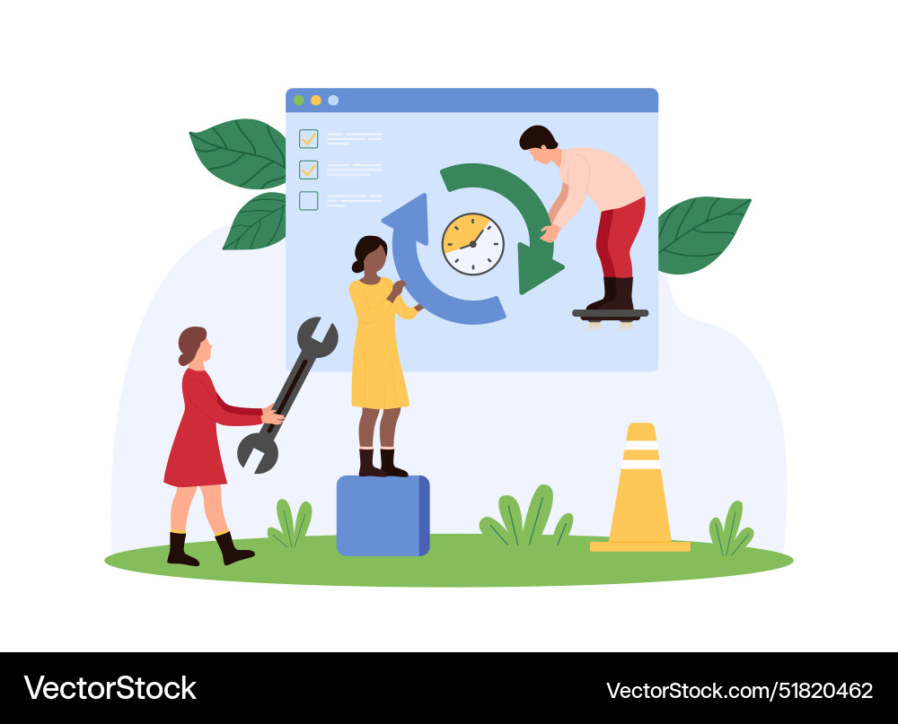 Web page update data download information reload Web page update data download information reload vector image