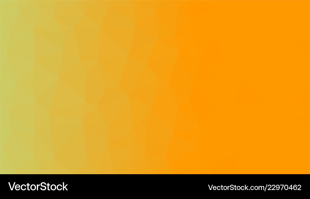Yellow triangular low poly mosaic abstract Vector Image
