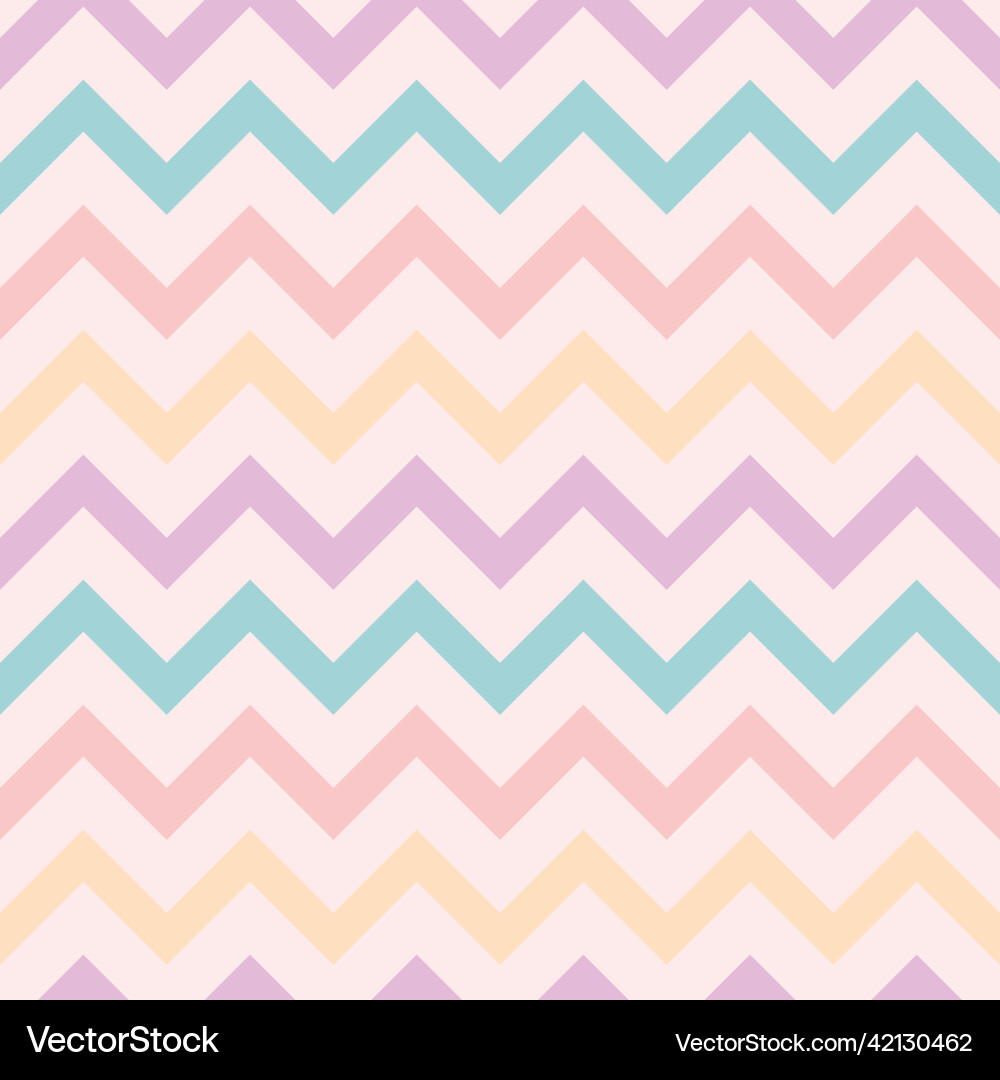 Zigzag pattern colorful abstract geometric vector image