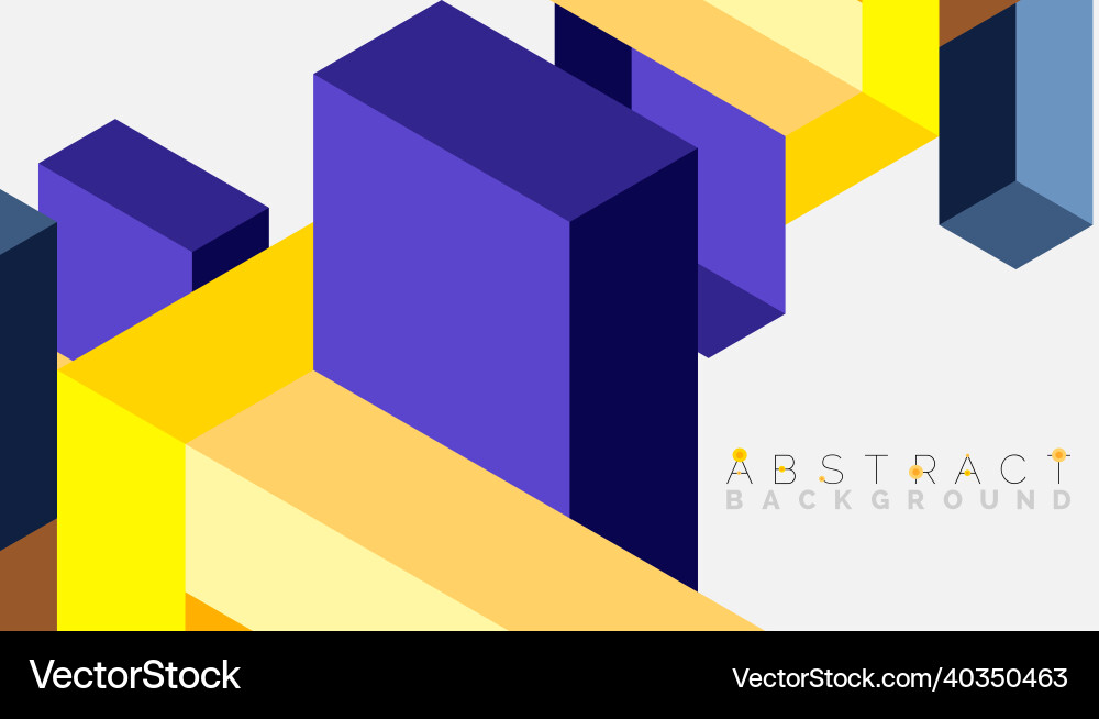 Abstract background 3d cubes cubic elements Abstract background 3d cubes cubic elements vector image