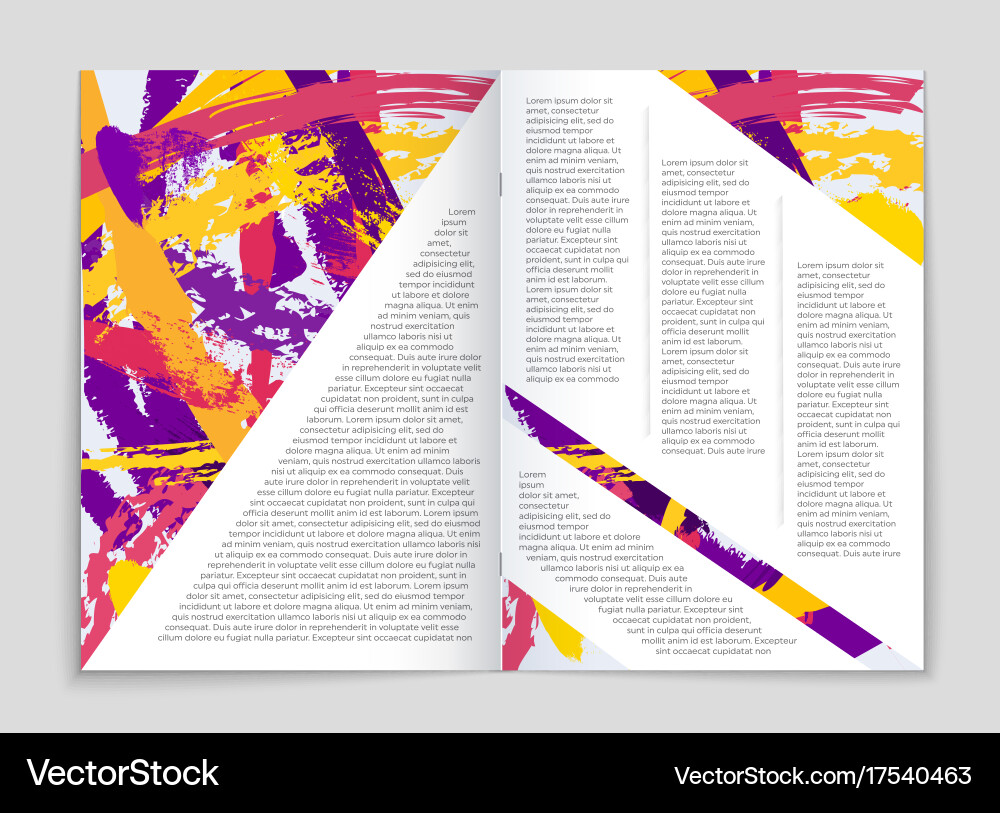 Abstract layout background set for art vector image